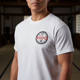 Kudo – Minimales japanisches Kampfsport-Emblem T-Shirt