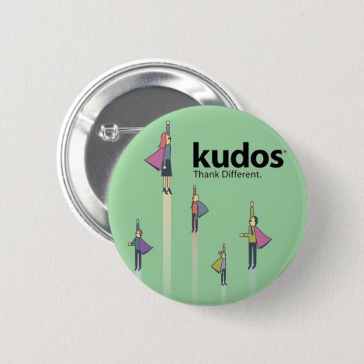 Kudos® Superheld Button (Vorne & Hinten)