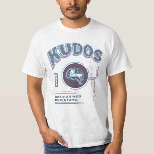 KUDOS Themed AI Camp T - Shirt (Vorderseite)