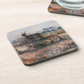 Kudu Bull Untersetzer (Linke Seite)