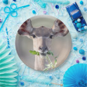 Kudu-Portrait Pappteller (Party)