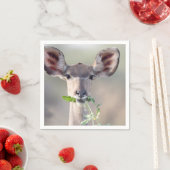 Kudu-Portrait Serviette (Beispiel)