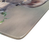 Kudu Porträt Schneidebrett (Ecke)