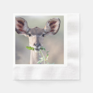 Kudu Porträt Serviette