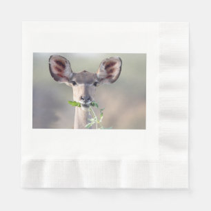 Kudu Porträt Serviette