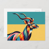 Kudu Postcard Postkarte (Vorne/Hinten)