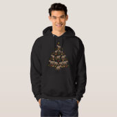 Kudu Xmas Tree Gift Weihnachtsmannmütze Kudu Chris Hoodie (Vorne ganz)