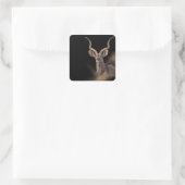 Kudus Geist Quadratischer Aufkleber (Tasche)