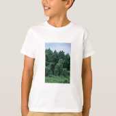 Kudzu/überwucherter Wald T-Shirt (Vorderseite)