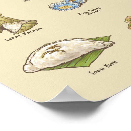 Kueh | 粿 II (A3) Poster (Ecke)