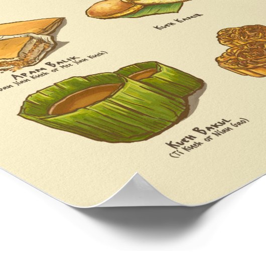 Kueh | 粿 III (A3) Poster (Ecke)