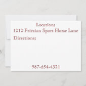 Kuering Party Einladung (Rückseite)