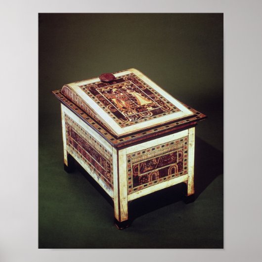 Kuffer, aus dem Grab von Tutankhamun Poster (Vorne)
