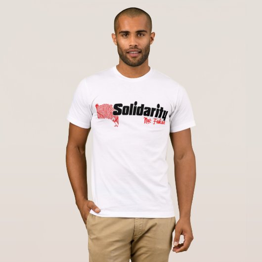 Kuffiya: Solidarität, nicht Mode T-Shirt (Vorne ganz)