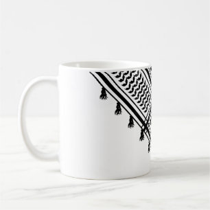 Kufiyeh - Schwarz Kaffeetasse