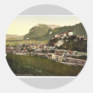 Kufstein, Tirol, Österreich-Ungarn großartige Foto Runder Aufkleber
