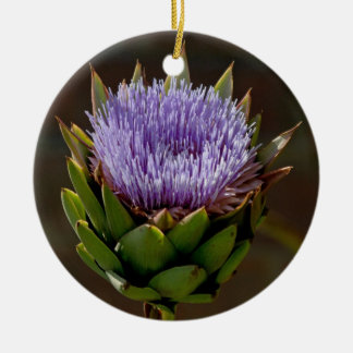 Kugel-Artischocke, Cynara Cardunculus, in der Keramik Ornament