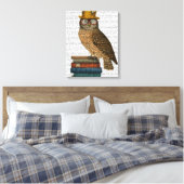 Kugel auf Büchern Leinwanddruck (Insitu (Schlafzimmer))