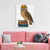 Kugel auf Büchern Leinwanddruck (Insitu (Wohnzimmer))