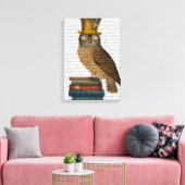 Kugel auf Büchern Leinwanddruck (Insitu (Wohnzimmer))