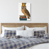 Kugel auf Büchern Leinwanddruck (Insitu (Schlafzimmer))