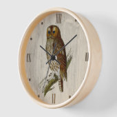 Kugel auf Holzaussehen Uhr (Winkel)