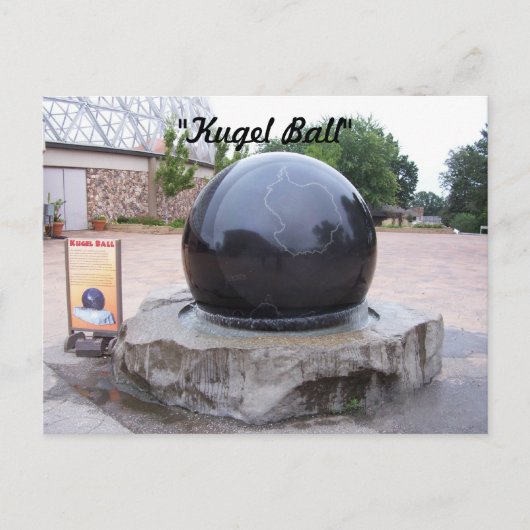 Kugel Ball Postkarte (Vorderseite)