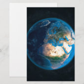 Kugel DayNight Europa Briefpapier (Vorne/Hinten)