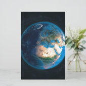 Kugel DayNight Europa Briefpapier (Stehend Vorderseite)