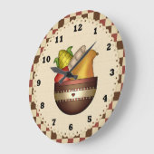 Kugel der Fruchtkekse Große Wanduhr (Winkel)