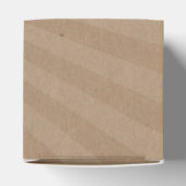 Kugel Joy Peace Pink Brown Baby Shower Hippie Geschenkschachtel (Oben)