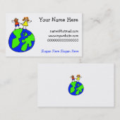 Kugel-Kinder Visitenkarte (Vorne/Hinten)