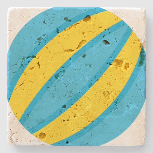 Kugel Steinuntersetzer (Vorderseite)