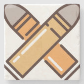 Kugel Steinuntersetzer (Vorderseite)