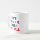 Kugel und Fußball Kaffeetasse (Vorderseite Links)