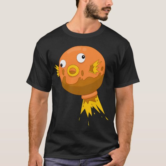 Kugelfisch fliegt T-Shirt (Vorderseite)