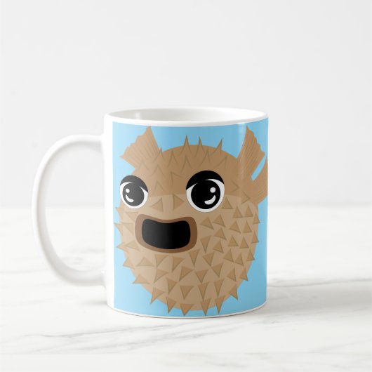 Kugelfisch Kaffeetasse (Links)