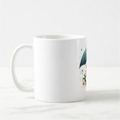 Kugelfisch Regentag mit Regenschirm Kaffeetasse (Links)