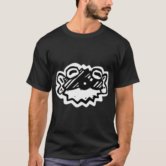 Kugelfisch Stempel T-Shirt (Vorderseite)