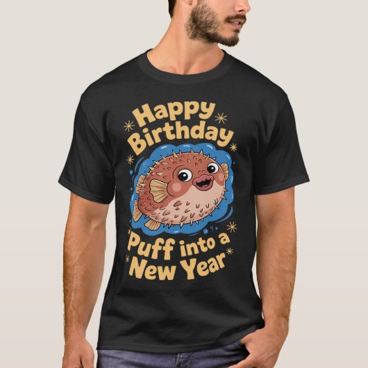 Kugelfisch Wird Aufblasen Süßer Humor ( T-Shirt (Vorderseite)
