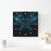 Kugelfliege Quadratische Wanduhr (Zuhause)