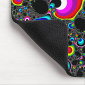 Kugelförmiger Regenbogen - Fraktal Mousepad (Ecke)