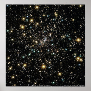 Kugelförmiger Sternhaufen NGC 6397 Poster