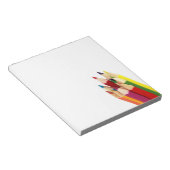 Kugelgelbe Stifte Notepad Notizblock (angewinkelt)
