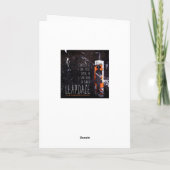 Kugelglas Feiertagskarte (Rückseite)