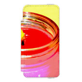 Kugelkerzenkunst Pop Incipio iPhone Geldbeutel-Hülle (Folio Vorderseite)