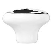 Kugelknöpfe für Kinderzimmer Keramikknauf (Seitenansicht)