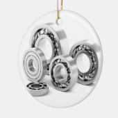 Kugellager mit verschiedenen Größen Keramik Ornament (Links)