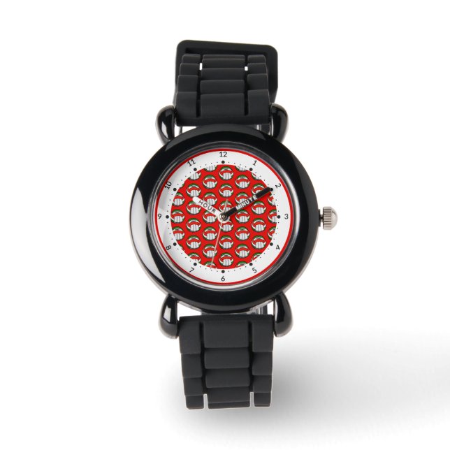 Kugelmuster Armbanduhr (Vorderseite)
