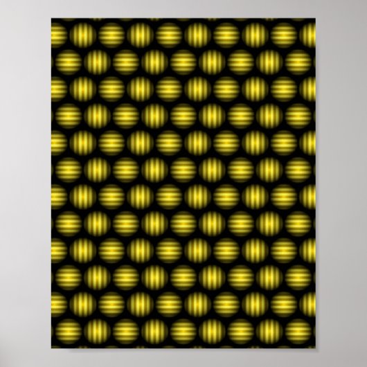Kugelmuster Poster (Vorne)